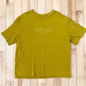 JOELLE « Laurenzo » Oversize Yellowish Green T-Shirt Size XL